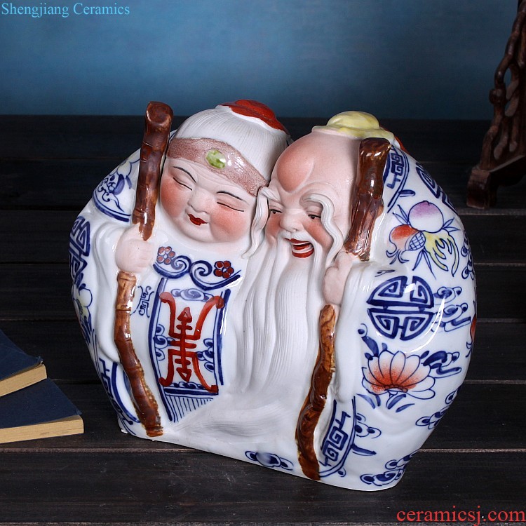 General ceramic pot of new Chinese style household soft adornment TV ark place the sitting room porch example room decoration decoration