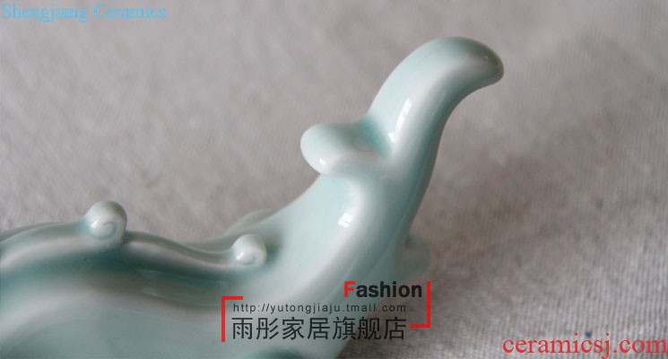 Jingdezhen ceramic vase landing Sitting room of contemporary and contracted household TV ark show porch is decorated furnishing articles