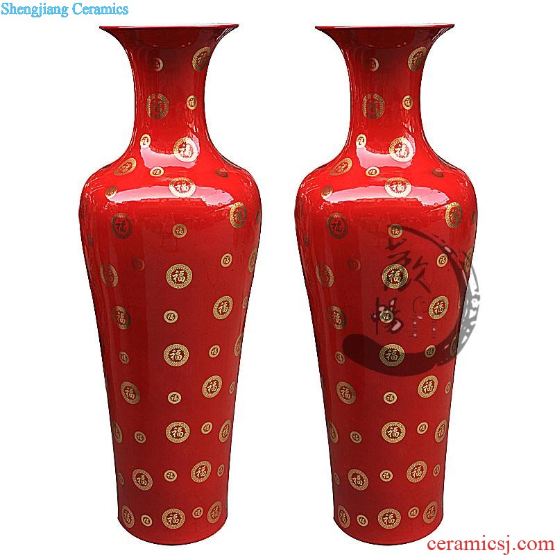 E159 jingdezhen ceramics contained sweet figure of large vase furnishing articles sitting room adornment of modern Chinese arts and crafts