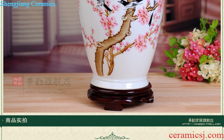 Jingdezhen porcelain ceramic vase sitting room 085 modern fashion white furnishing articles or household decoration decoration