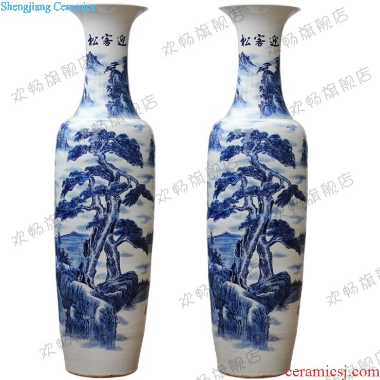 Contemporary and contracted large vase hand-painted jinxiu e212 jingdezhen ceramics was sitting room adornment is placed