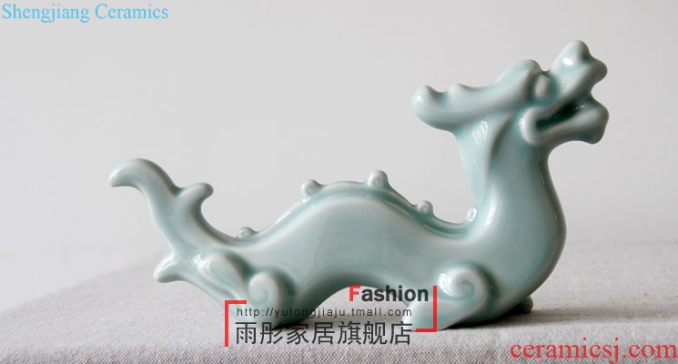 Jingdezhen ceramic vase landing Sitting room of contemporary and contracted household TV ark show porch is decorated furnishing articles