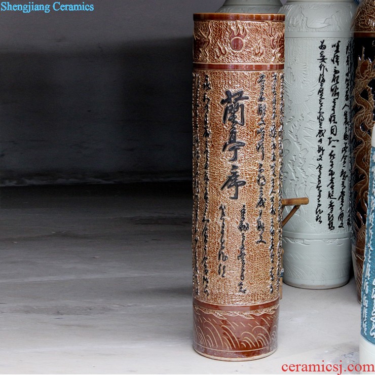 Vase e034 jingdezhen ceramics hand-painted years more than the sounds of large sitting room place Chinese style home furnishings