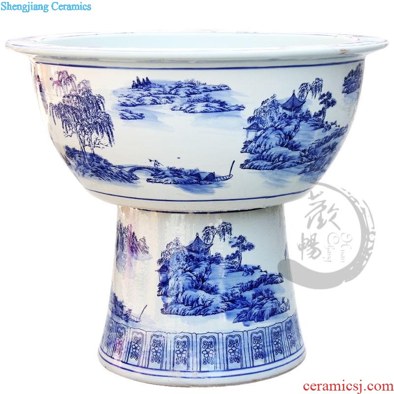 Jingdezhen ceramics powder enamel blooming flowers large vases, furnishing articles sitting room dining-room decorate wedding fc2