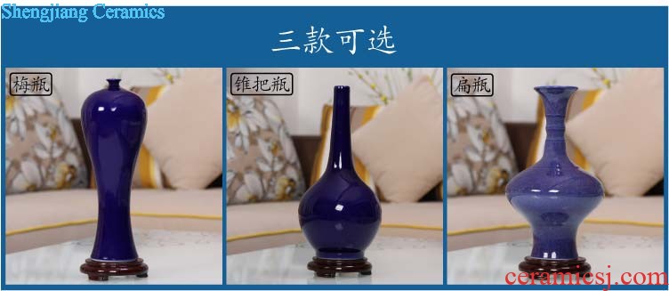 Blue and white porcelain of jingdezhen ceramics hand-painted vases, flower arrangement home office sitting room adornment porch ark furnishing articles