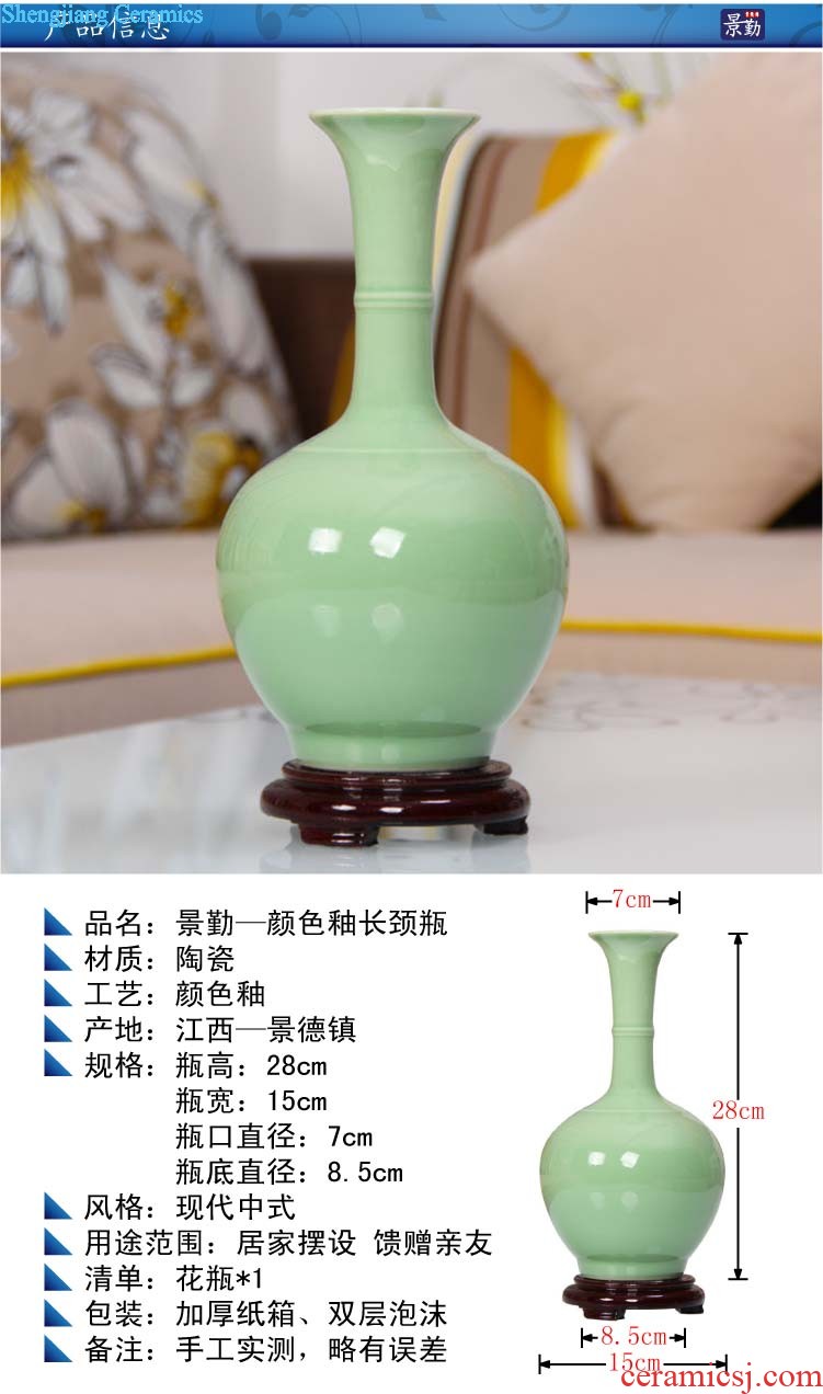 Jingdezhen ceramic vase 207 blue and white porcelain vases, flower home sitting room creative furnishing articles handicraft ornament