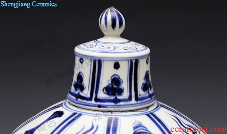 Jingdezhen ceramic hotel villa covers large vases, the sitting room porch flower flower decoration flower arranging furnishing articles