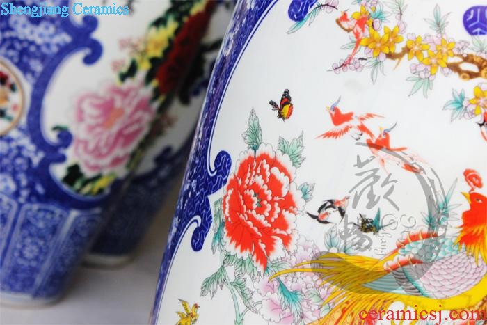 Blue and white porcelain of jingdezhen ceramics hand-painted vases, flower arrangement home office sitting room adornment porch ark furnishing articles