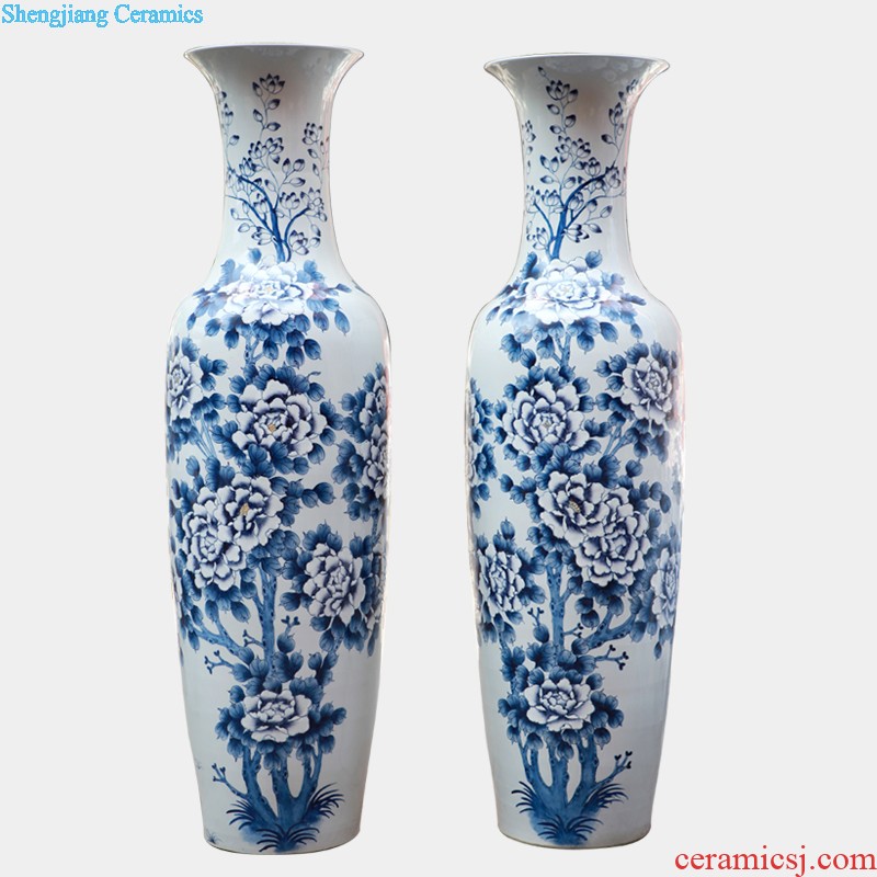 Jingdezhen ceramics vase The colour enamel archaize furnishing articles 8 x six-party bottles of bottles of Chinese art