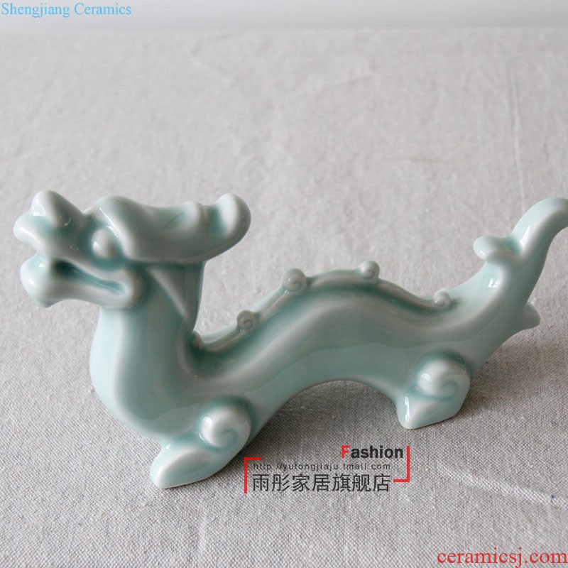 Jingdezhen ceramic vase landing Sitting room of contemporary and contracted household TV ark show porch is decorated furnishing articles