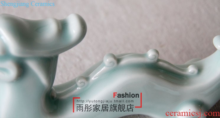 Jingdezhen ceramic vase landing Sitting room of contemporary and contracted household TV ark show porch is decorated furnishing articles