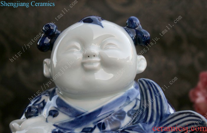 The rain tong household soft outfit home | jingdezhen ceramics single color glaze loess furnishing articles ceramic handmade porcelain decoration