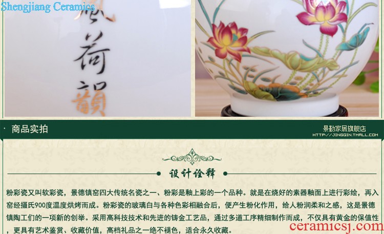 Modern fashion 163 jingdezhen ceramics thin foetus porcelain vase thin foetus bottle "chrysanthemum patterns" gift box packaging