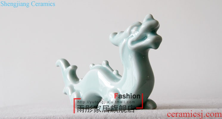 Jingdezhen ceramic vase landing Sitting room of contemporary and contracted household TV ark show porch is decorated furnishing articles