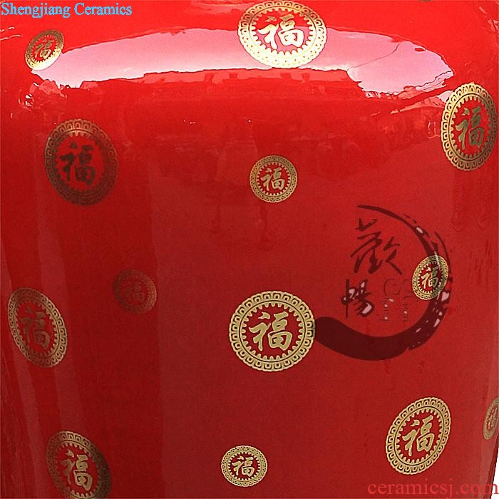 E159 jingdezhen ceramics contained sweet figure of large vase furnishing articles sitting room adornment of modern Chinese arts and crafts