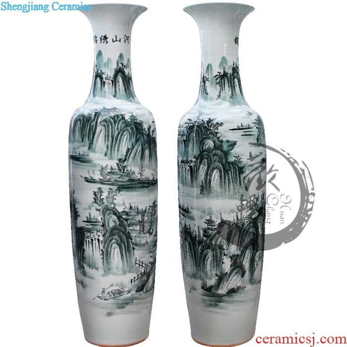 Sf67 jingdezhen ceramics fuels the sitting room of large vase peony modern wedding large sitting room adornment