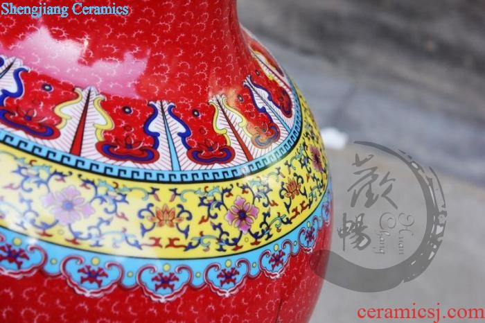 Hc - 099 jingdezhen ceramics vase furnishing articles antique Chinese style home sitting room adornment handicraft large landing