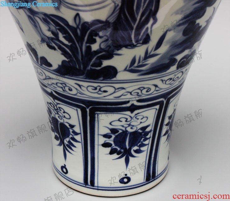 Jingdezhen ceramic hotel villa covers large vases, the sitting room porch flower flower decoration flower arranging furnishing articles