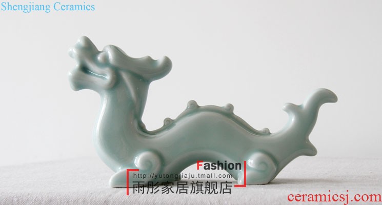 Jingdezhen ceramic vase landing Sitting room of contemporary and contracted household TV ark show porch is decorated furnishing articles