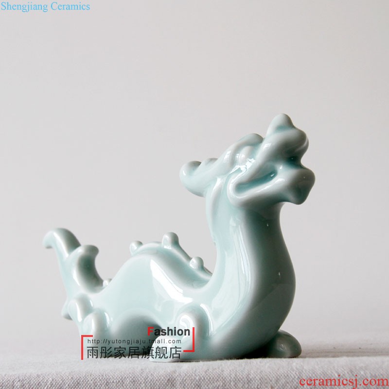 Jingdezhen ceramic vase landing Sitting room of contemporary and contracted household TV ark show porch is decorated furnishing articles