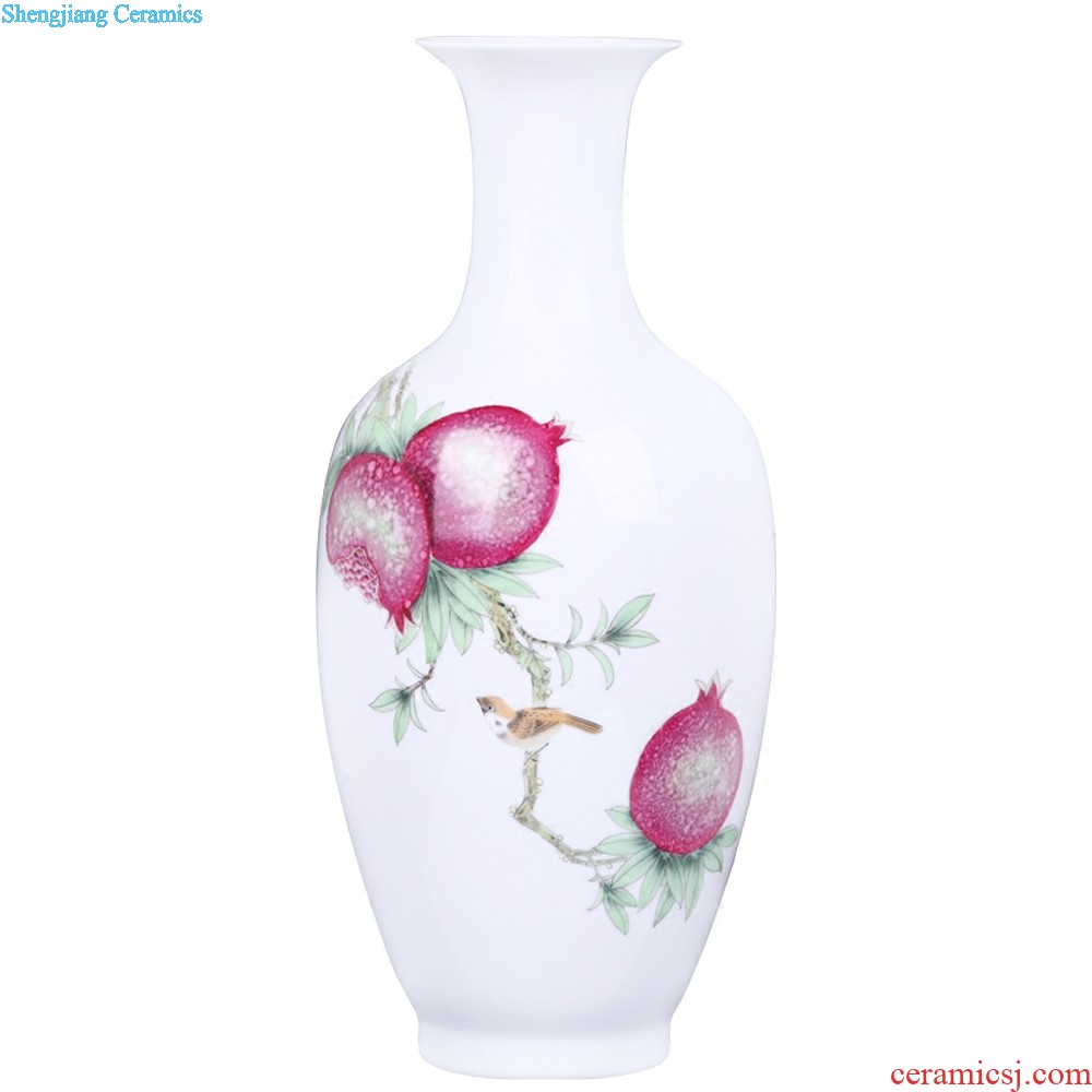 Jingdezhen ceramics vases, antique blue and white porcelain painting of flowers and general storage tank household craft ornaments furnishing articles