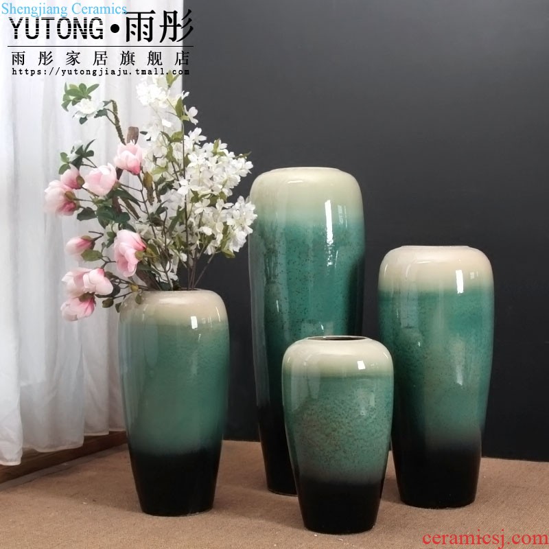 Jingdezhen ceramic gold-plated handmade ceramic stool in shoes stool household creative square stool six edge round adornment in shoes