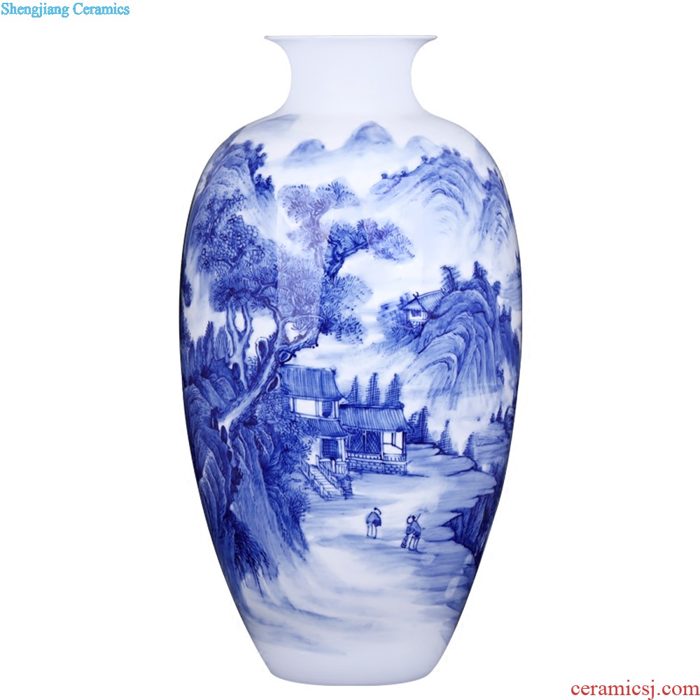 Jingdezhen ceramics Archaize principal colour enamel porcelain flower vases, flower adornment the celestial sphere furnishing articles