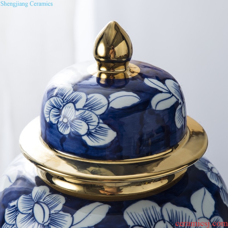 Jingdezhen ceramic European contracted floret bottle home sitting room all over the sky star hydroponic flower arrangement the flower adornment furnishing articles