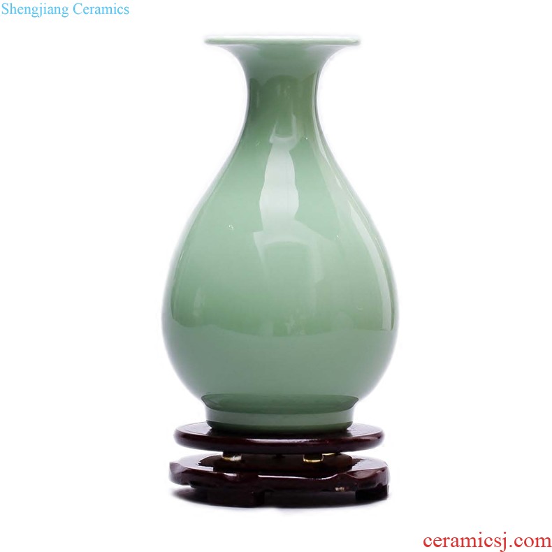 Jingdezhen ceramics flower vase new Chinese style restoring ancient ways is sitting room home rich ancient frame adornment handicraft furnishing articles