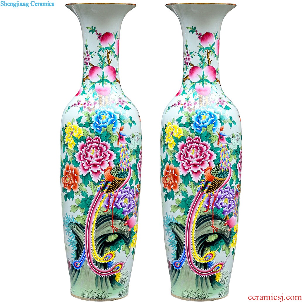 Sf25 jingdezhen ceramics of large vases, flower arrangement of modern Chinese style household sitting room adornment handicraft furnishing articles