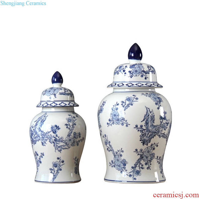 Jingdezhen ceramic handmade blue glaze zodiac furnishing articles furnishing articles creative office decoration ceramic dog