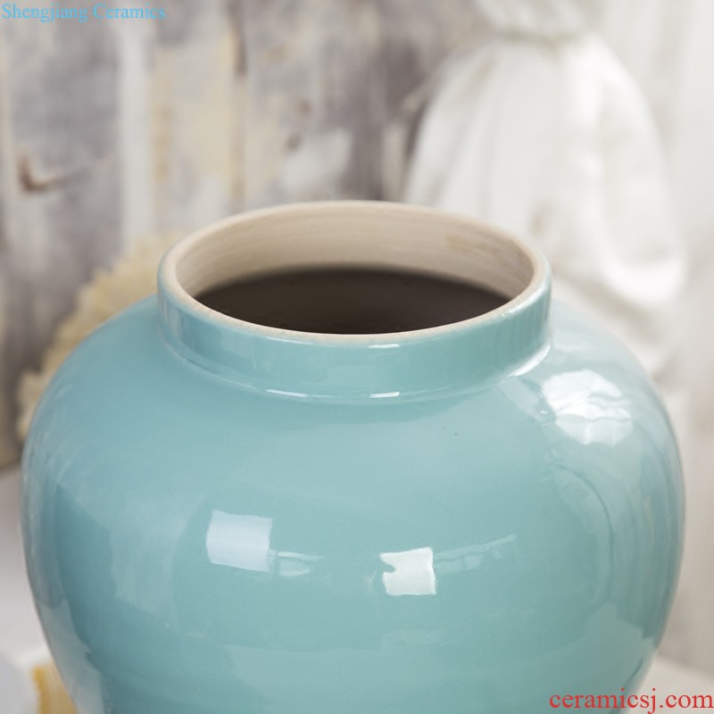 Jingdezhen ceramic plate bracket furnishing articles by plate for decoration plate vase JinHe packaging