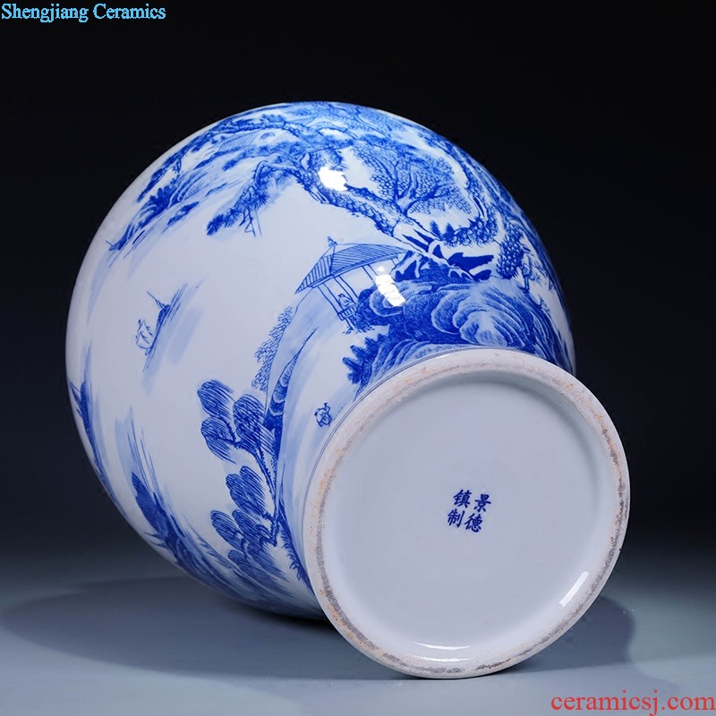 Jingdezhen porcelain sculpture furnishing articles by hand Chairman MAO's body windbreaker home sitting room study handicraft ornament