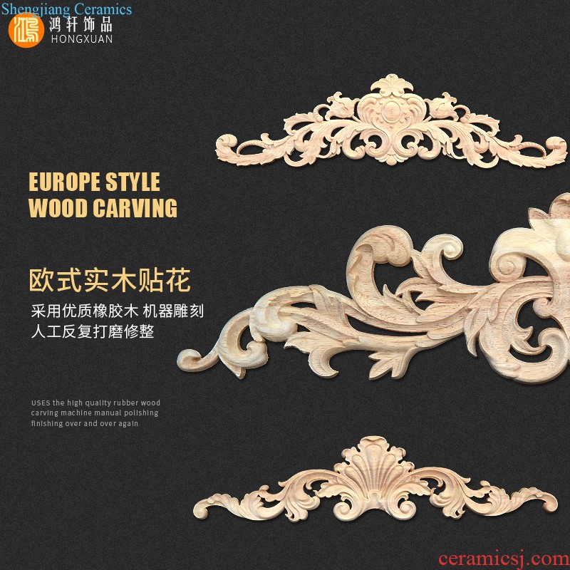 European decals partition door solid wood real wood carve patterns or designs on woodwork dongyang woodcarving Angle flowers carved Chinese style furniture decorative wood line