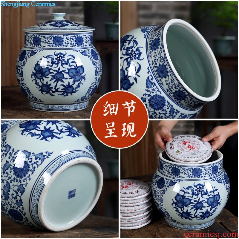 Jingdezhen ceramics powder enamel peony flowers prosperous vases, flower arrangement sitting room adornment new Chinese style household furnishing articles