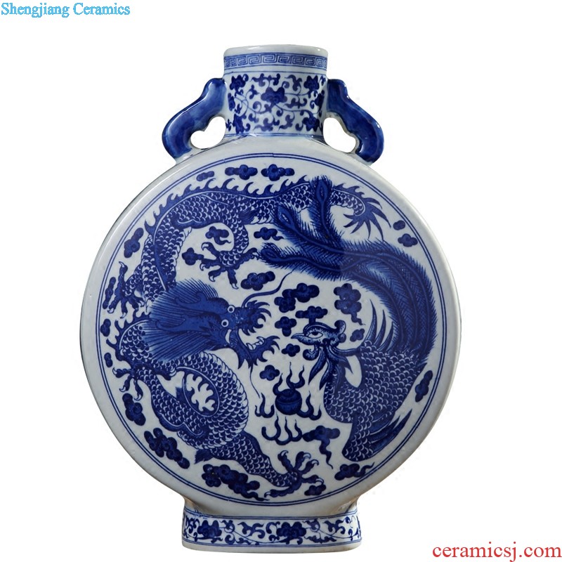 Jingdezhen ceramics vases, flower arranging furnishing articles creative home sitting room desktop TV ark wedding gifts