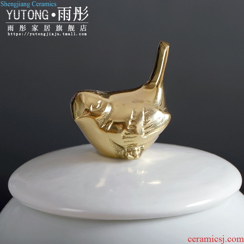 High temperature manual thick continental six edge stool jingdezhen ceramic stool gold-plated hand-painted dressing change stool drum shoe block