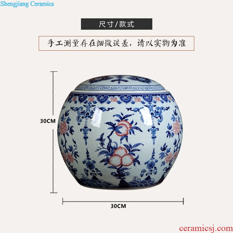 Jingdezhen ceramics vases, flower arrangement sitting room porch decoration of Chinese style household TV ark place wedding gift