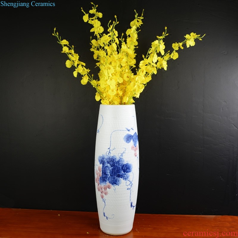 Jingdezhen ceramic vases, flower arranging dried flowers sitting room lucky bamboo hydroponic king be born home furnishing articles