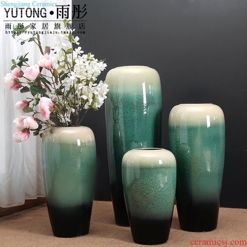 Jingdezhen ceramic gold-plated handmade ceramic stool in shoes stool household creative square stool six edge round adornment in shoes