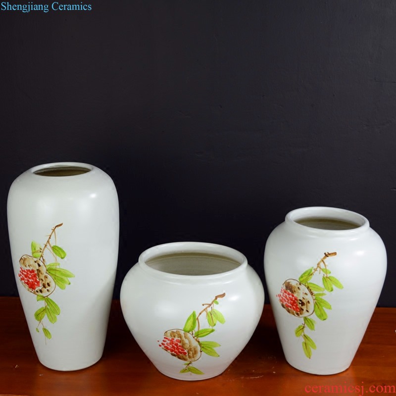 Jingdezhen ceramics creative hand-painted cheongsam blue and white porcelain vases, small wine sitting room adornment handicraft furnishing articles