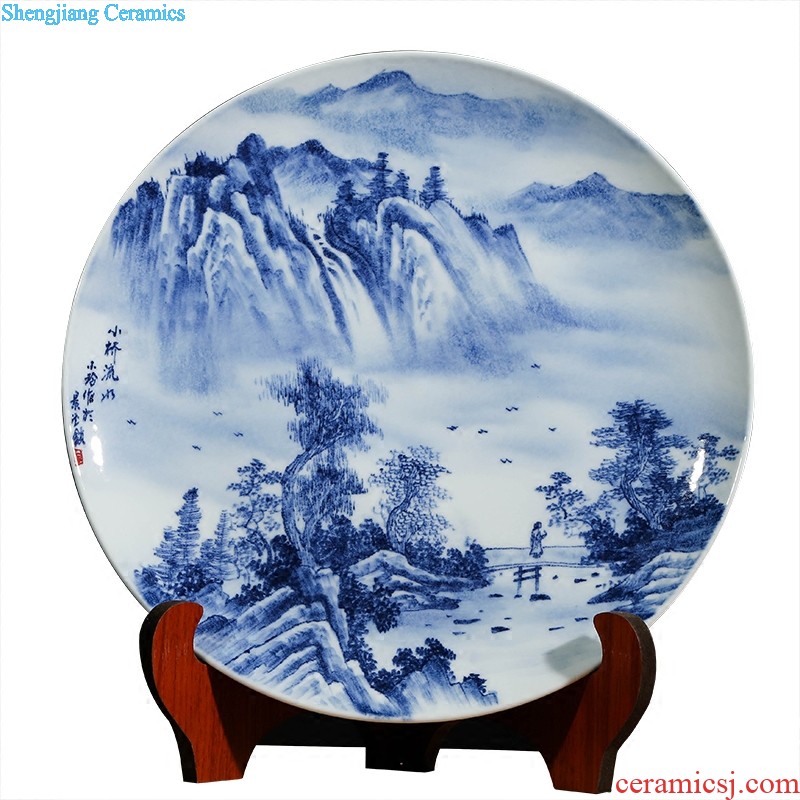 Jingdezhen ceramics vase furnishing articles imitation qing qianlong ruby red stroke painstakingly bottles of the sitting room of Chinese style household ornaments