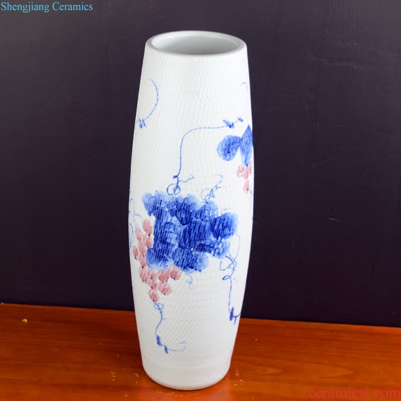 Jingdezhen ceramic vases, flower arranging dried flowers sitting room lucky bamboo hydroponic king be born home furnishing articles