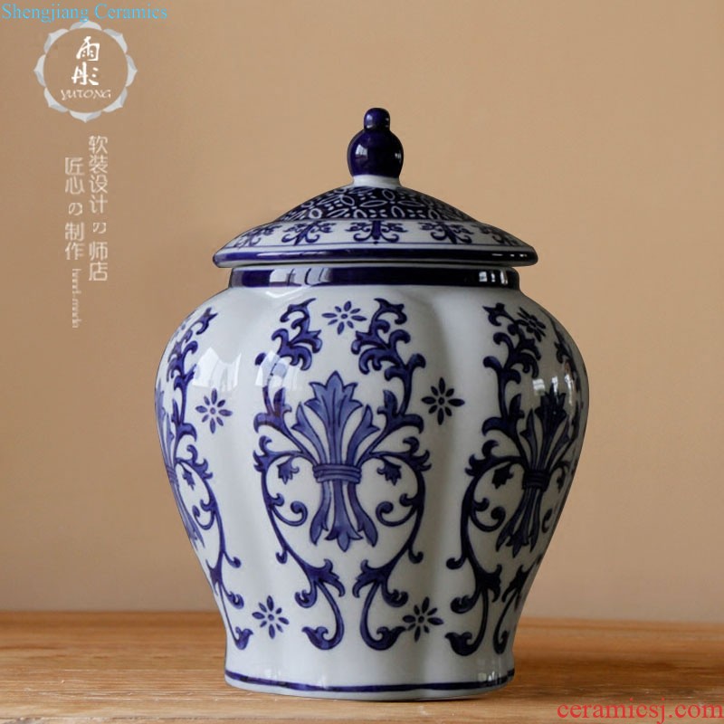 Rain tong home | jingdezhen ceramics powder enamel light drum decorative furnishing articles european-style home sitting room decoration porcelain