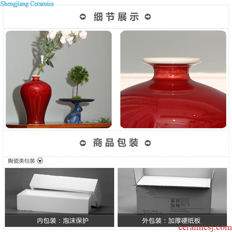 Jingdezhen ceramics Designer to add brush pot The study of creative home office furnishing articles restoring ancient ways