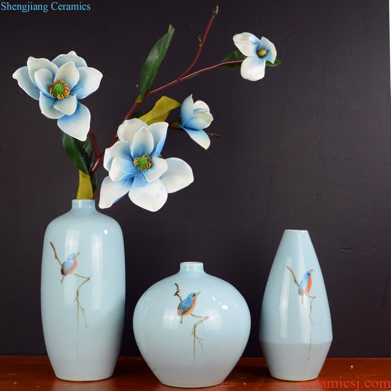 Jingdezhen ceramic vase restoring ancient ways furnishing articles of Chinese style living room dry flower arranging flowers home TV ark porcelain ornaments