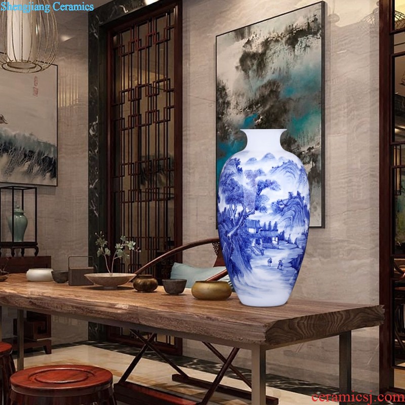 Jingdezhen ceramics Archaize principal colour enamel porcelain flower vases, flower adornment the celestial sphere furnishing articles