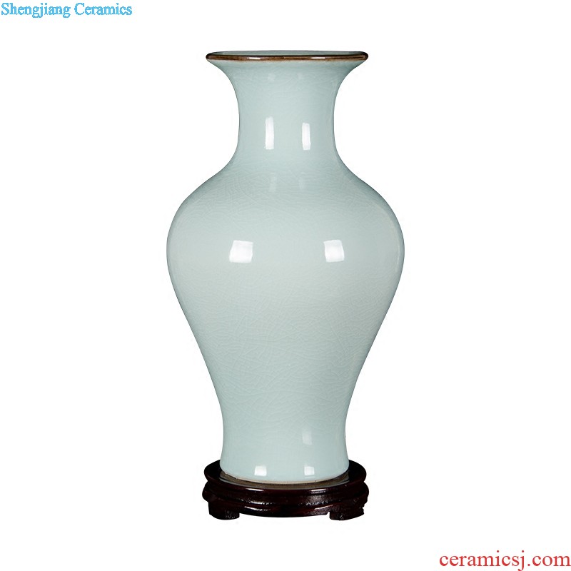 Jingdezhen ceramics vases, flower arranging place of the sitting room of Chinese style household wine rich ancient frame porch decoration decoration