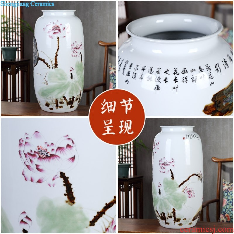 Jingdezhen archaize large jun porcelain vases, flower arranging is new Chinese style ceramic TV ark place to live in the living room accessories