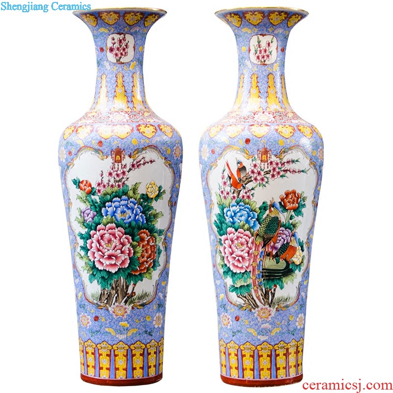 Sf3 jingdezhen ceramics of large vase archaize hand-carved yueyang remember sitting room adornment is placed